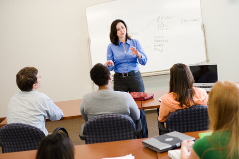 Teacher and Students