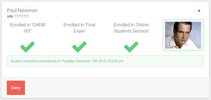Exam Attendance