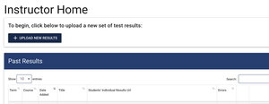 Scantron Results