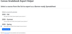 Canvas Gradebook Export Helper