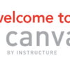 A image stating "Welcome to Canvas by Instructure" 