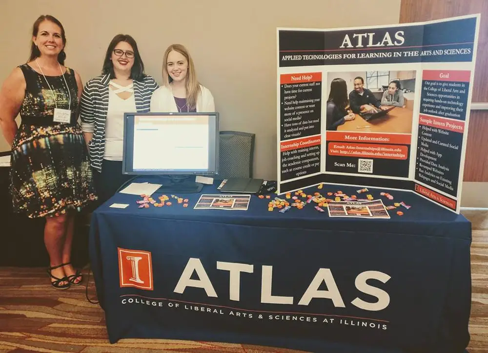 ATLAS Internship Staff at ATLAS booth ATLAS Internship Staff at ATLAS booth